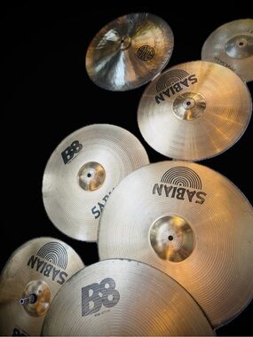 Sabian B8 + Han Chi China 14/16/20" Drum Cymbal Set Hi-Hat/Crash/Ride